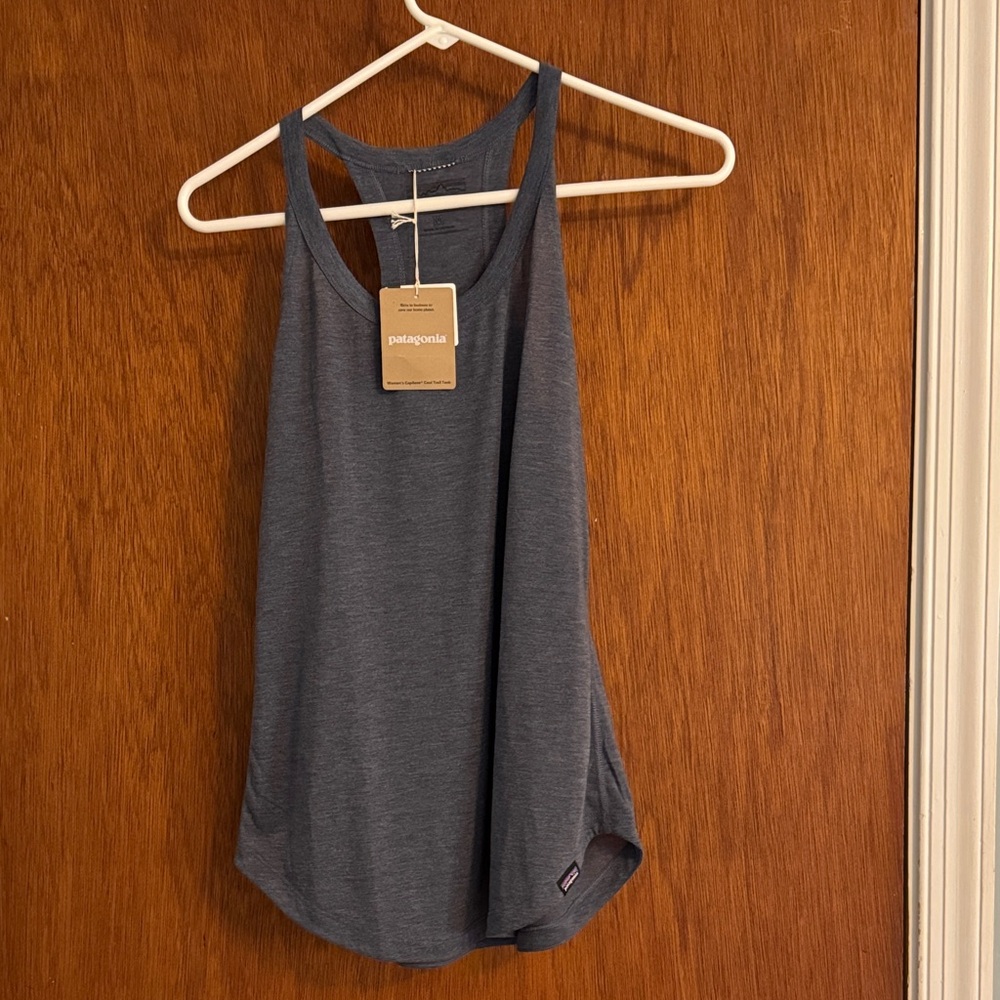 Patagonia Women's Capilene Cool Trail Racerback in Slate Blue
